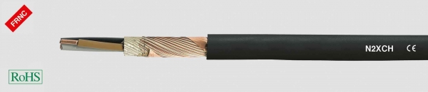 N2XCH, силовой кабель 0,6/1 кВ, безгалогеновый, с концентрическим проводником, без сохранения работоспособности