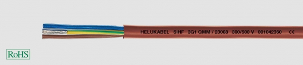 SiHF, силиконовый, многожильный кабель, гибкий, безгалогеновый, с разметкой метража