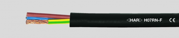 H07 RN-F, кабель с резиновой изоляцией, гармонизированный тип